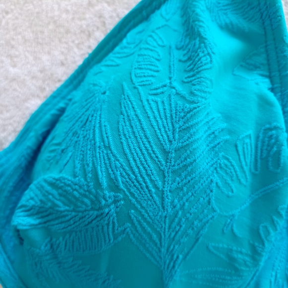 VENUS Turquoise Bikini Top, Size 32DDD/34DD/36D - Picture 6 of 13